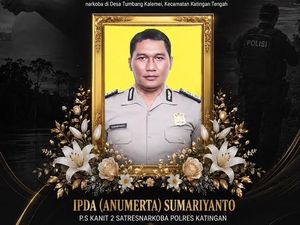 Gugur Saat Bertugas, Aiptu Sumariyanto Naik Pangkat Jadi Ipda Anumerta