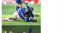 Heboh di Medsos: Paraguay Lawan Prancis Main Bola atau WWE?