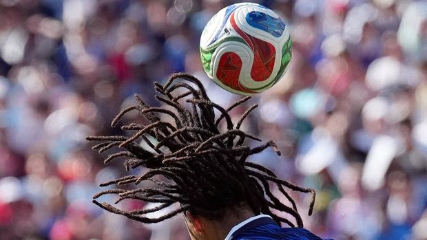 Soccer Football - FIFA World Cup 2026 - Round of 16 - Paraguay v France - Philadelphia Stadium, Philadelphia, Pennsylvania, U.S. - July 4, 2026 France's Jules Kounde in action IMAGN IMAGES via Reuters/James Lang     TPX IMAGES OF THE DAY