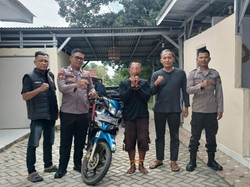 Curi Motor di Ogan Ilir, Pria Paruh Baya Diringkus Usai Dimassa di Muara Enim