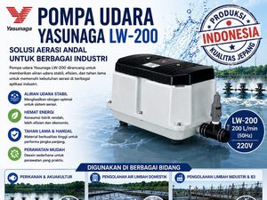 Pompa Udara Yasunaga Solusi Kualitas Air IPAL Program MBG & Sekolah Rakyat