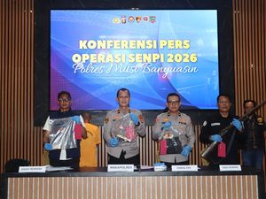 Polres Muba Sita 15 Pucuk Senpi dan Tetapkan 3 Tersangka