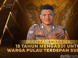 Hamzah Ladema, 15 Tahun Mengabdi untuk Warga Pulau Terdepan Sulteng