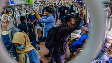 1 Juta Orang Rasakan Tarif Commuter Line-LRT Jabodebek Rp 8