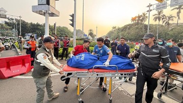 Driver Ojol Tewas Akibat Kecelakaan di Patung Kuda Jakpus