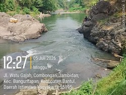 Viral Aliran Sungai Opak Bantul Menghitam Diduga Tercemar, Ini Hasil Cek DLH