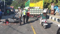 2 Motor Adu Banteng di Jalan Ahmad Yani Parepare, 2 Orang Luka