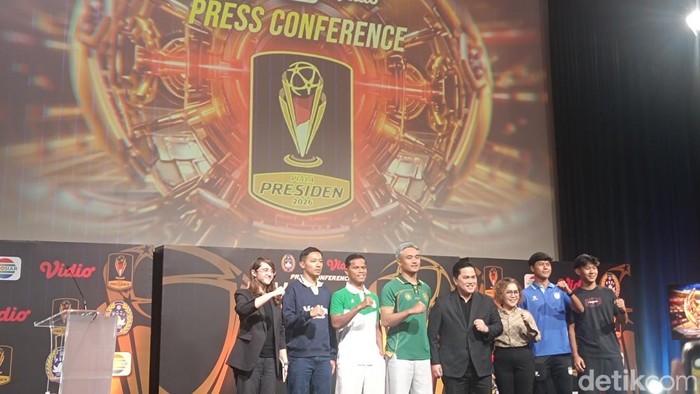 Piala Presiden 2026 digelar di Bandung dan Surabaya pada 25 Juli-7 Agustus. Hadiah juara naik menjadi Rp 6 miliar.