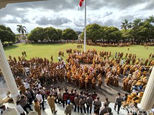 PPPK di Tidore Demo Tolak Dirumahkan, Walkot Beri Opsi Pangkas 30% Tunjangan
