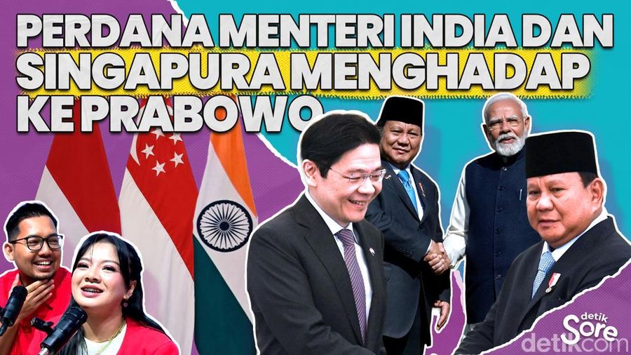 Video: Perdana Menteri India dan Singapura Menghadap ke Prabowo, RI Masih Punya Taji?