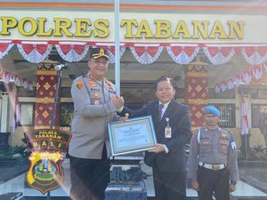 Polres Tabanan Raih Presisi Awards dari Lemkapi