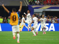Peluit panjang memastikan kemenangan 1-0 untuk Spanyol sekaligus mengantar La Furia Roja ke perempatfinal Piala Dunia 2026.  REUTERS/Hannah McKay