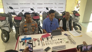 Polisi Ungkap Alasan Maling di Depok Bawa Tali Pocong saat Curi Motor