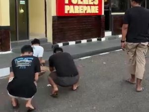 3 Pria Keroyok dan Tabrak Kurir di Parepare Ditangkap Usai Sebulan Buron