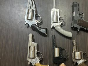 Tokoh Masyarakat di Mesuji Serahkan 6 Senpi Rakitan ke Polisi