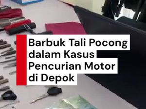 Video Penampakan Tali Pocong Jadi Barbuk Kasus Pencurian Motor di Depok