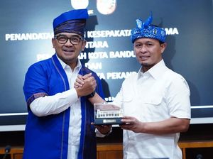 Teken MoU dengan Pemkot Bandung, Walkot Agung Ingin Pekanbaru Setara Kota Nasional