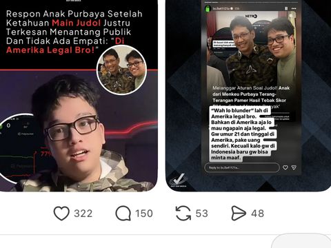 Unggahan blunder anak Purbaya