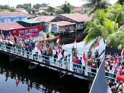 Resmikan 80 Jembatan Merah Putih Presisi Riau, Kapolri Tindaklanjuti Perintah Presiden