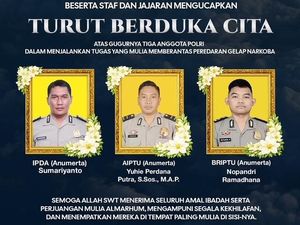 3 Polisi Gugur di Katingan, Prabowo Ucap Belasungkawa