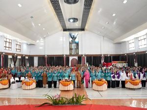 Ketum TP PKK Ajak Masyarakat Tana Toraja Cegah HIV dan TBC Sejak Dini