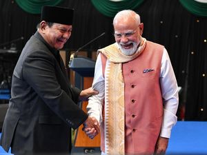 Prabowo di Depan PM Modi: Saya Punya DNA India, Dengar Musik Tubuh Bergerak
