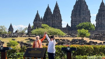 Prabowo: Prambanan Bukti Hubungan Peradaban RI-India Lebih dari 1.000 Tahun