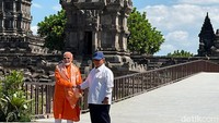 Tiba di Candi Prambanan, Prabowo dan PM India Disambut Tarian Rama Sinta