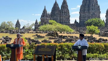 Di Depan PM India, Prabowo Ungkap Kisah Ramayana di Balik Candi Prambanan