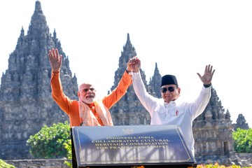 RI-India Kerja Sama Restorasi Kompleks Candi Perwara Prambanan