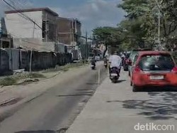 Selesai Dibeton, Satu Lajur Jalan Hertasning-Aeropala Makassar Mulai Dibuka
