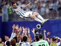 Jersey Spesial Perpisahan Lionel Messi di Timnas Argentina