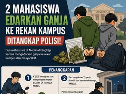 Infografis: Transaksi Ganja Antar Mahasiswa di Medan