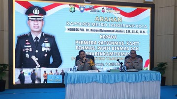 Kapolres Tangerang Ingatkan Bhabinkamtibmas Perkuat Sinergi dengan Warga