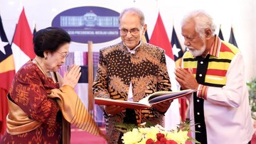 Megawati Terima Penghargaan Tertinggi dari Presiden Timor Leste
