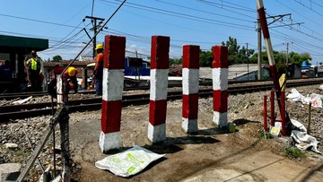 KAI Tutup Permanen Perlintasan Liar di Sukaresmi Bogor