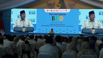 Biosolar B50 Resmi Diluncurkan, Prabowo: RI Negara Pertama yang Terapkan