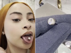 Rapper Ini Pamer Tindik Lidah Berlian Terbesar di Dunia, Bernilai Rp 900 Juta