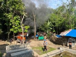 Kebun di Deli Serdang Jadi Sarang Narkoba, Pohon jadi Tempat CCTV Pemantau Polisi