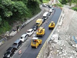 Satgas PRR Kebut Pemulihan Jalur Lembah Anai, Progres Tembus 95%