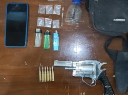 Pria di Mesuji Ditangkap Usai Simpan Senpi Rakitan-Sabu, 6 Amunisi Turut Disita