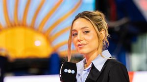 Foto Sofi Martinez, Reporter Piala Dunia yang Disebut Selingkuhan Lionel Messi