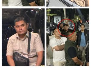 Sosok-sosok yang Terekam Datangi Polda Metro Bareng Pria Berambut Cepak