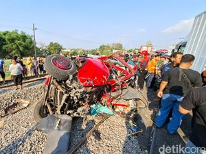 Kata KAI Soal Palang Pintu Picu Tabrakan KA Vs Truk Boks di Nganjuk