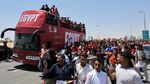 Bak Pahlawan! Timnas Mesir dan Mohamed Salah Disambut Ribuan Suporter Sepulang dari Piala Dunia 2026