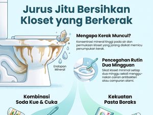 Infografis: Jurus Jitu Bersihkan Kloset Berkerak, Bisa Pakai Bahan Dapur