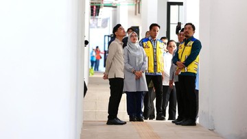 Gibran Puji Arsitektur Bergaya Osing di Pasar Induk Banyuwangi