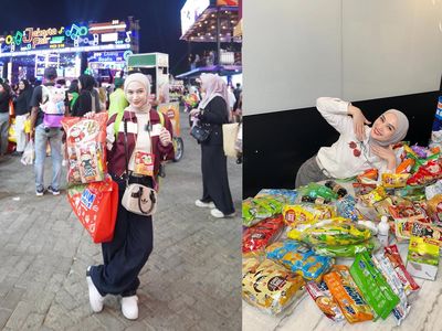 Heboh! Melody Laksani ke PRJ 2026, Borong Jajanan hingga Snack Jumbo