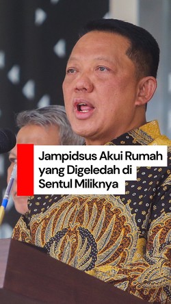 Video: Jampidsus Akui Rumah di Sentul TKP Brankas Isi 74 Kg Emas Miliknya
