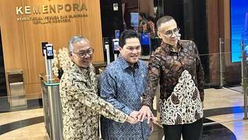 Pesan Erick Thohir untuk Sesmenpora dan Deputi Baru